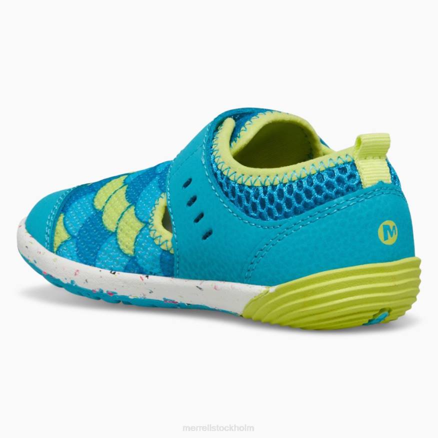 bare steps h2o sneaker (ml166803) 08XP1394 turkos/lime Merrell