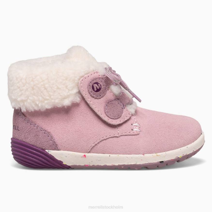 bare steps kakao jr. boot (ml166246) 08XP1467 dammigt rosa Merrell