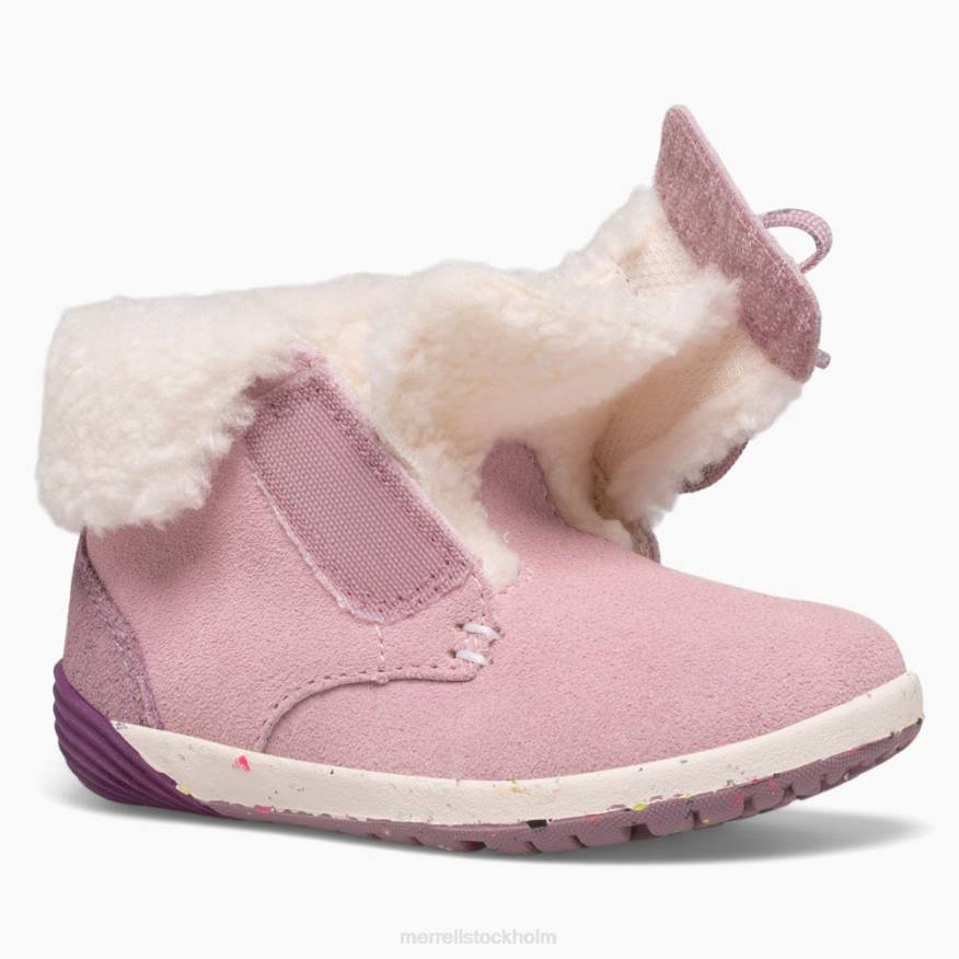 bare steps kakao jr. boot (ml166246) 08XP1467 dammigt rosa Merrell