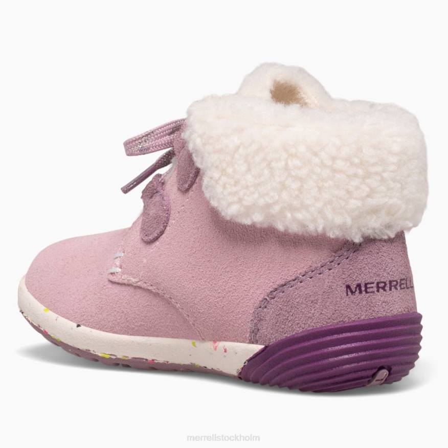 bare steps kakao jr. boot (ml166246) 08XP1467 dammigt rosa Merrell