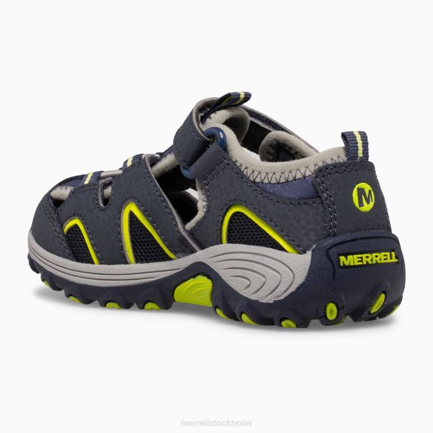 hydro h2o hiker jr sandal (ml265932) 08XP1406 marin/lime Merrell