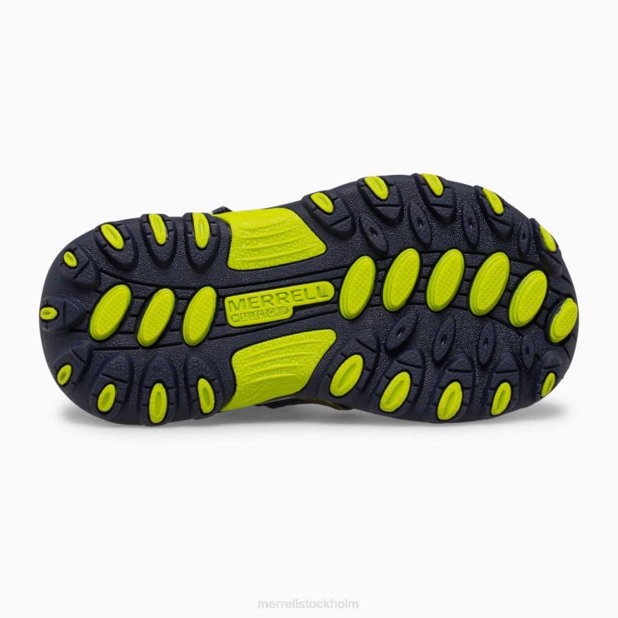 hydro h2o hiker jr sandal (ml265932) 08XP1406 marin/lime Merrell