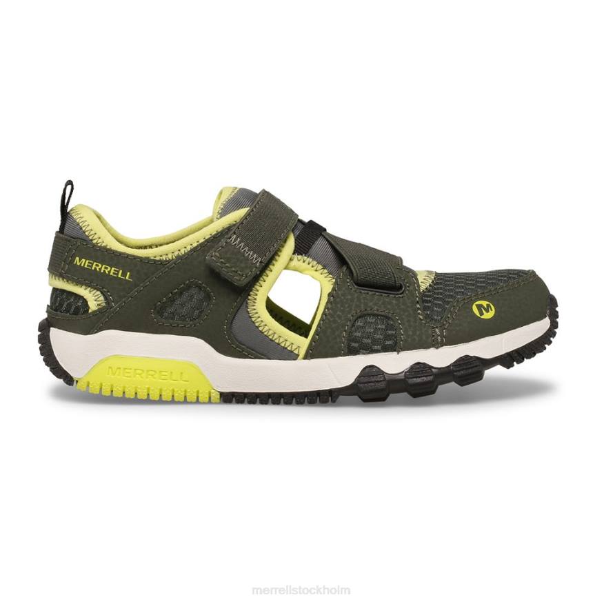 hydro free roam monarch sandal (mk265670k) 08XP1501 oliv/lime Merrell