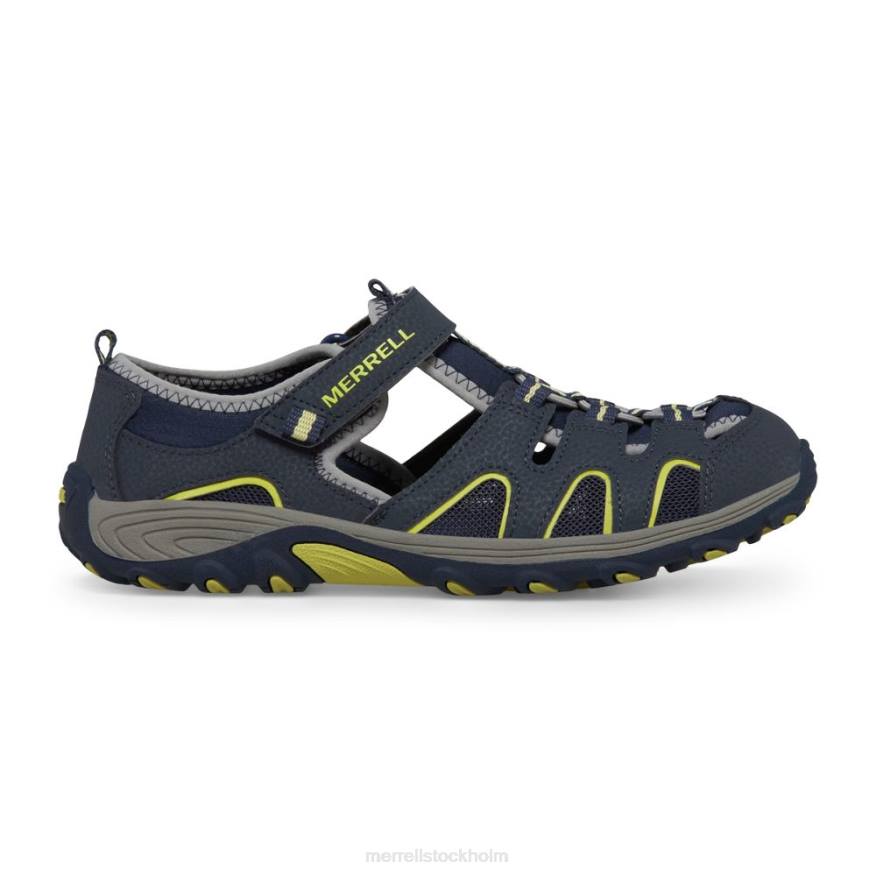 hydro h2o hiker sandal (mk262163) 08XP1412 marin/lime Merrell