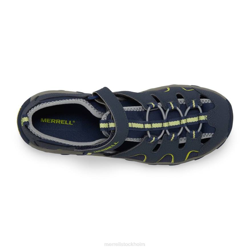 hydro h2o hiker sandal (mk262163) 08XP1412 marin/lime Merrell