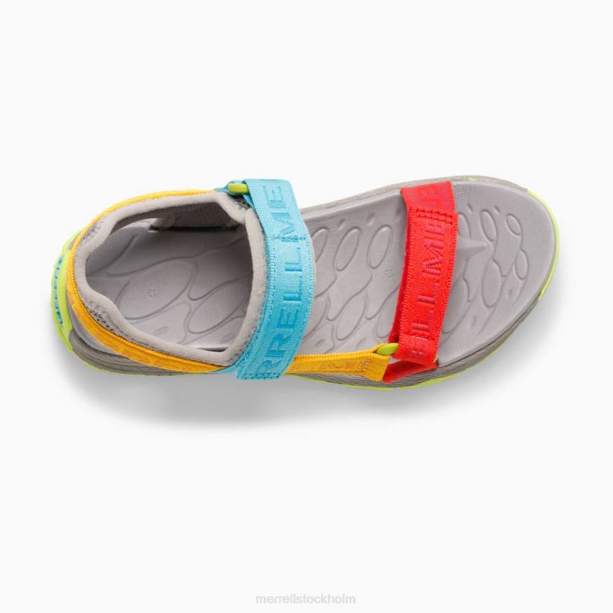 kahuna webbsandal (mk265674k) 08XP1400 grå logotyp/multi Merrell