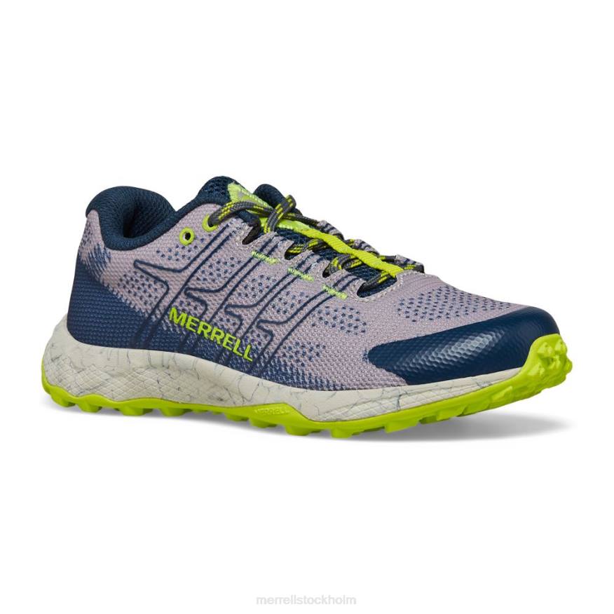 moab flight low (mk266770) 08XP1437 grå/marinblå/citron Merrell