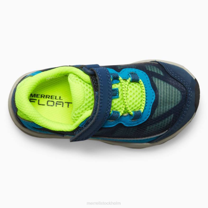 moab hastighet låg a/c jr. vattentät sneakers (ml267122) 08XP1368 marin/hej dvs Merrell