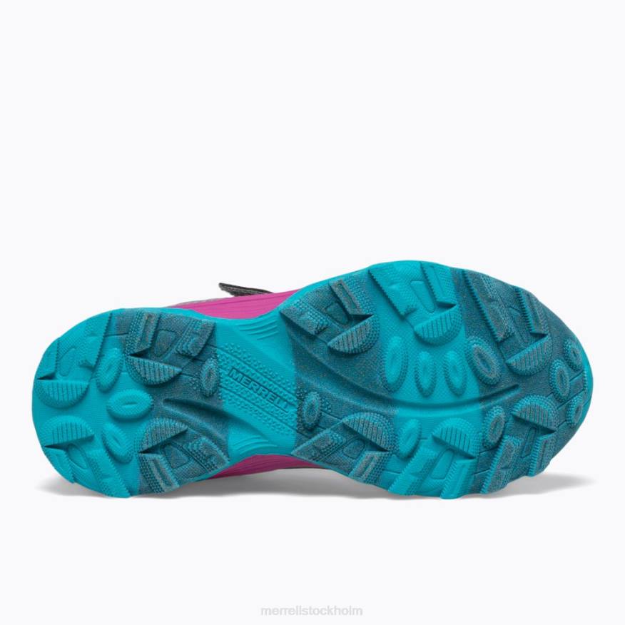 moab hastighet låg a/c vattentät (mk165211) 08XP1362 grå/silver/turkos Merrell