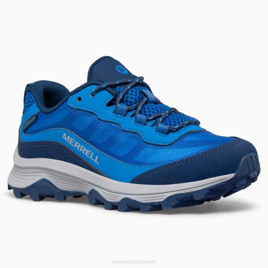 moab hastighet låg vattentät (mk265940) 08XP1374 blå Merrell