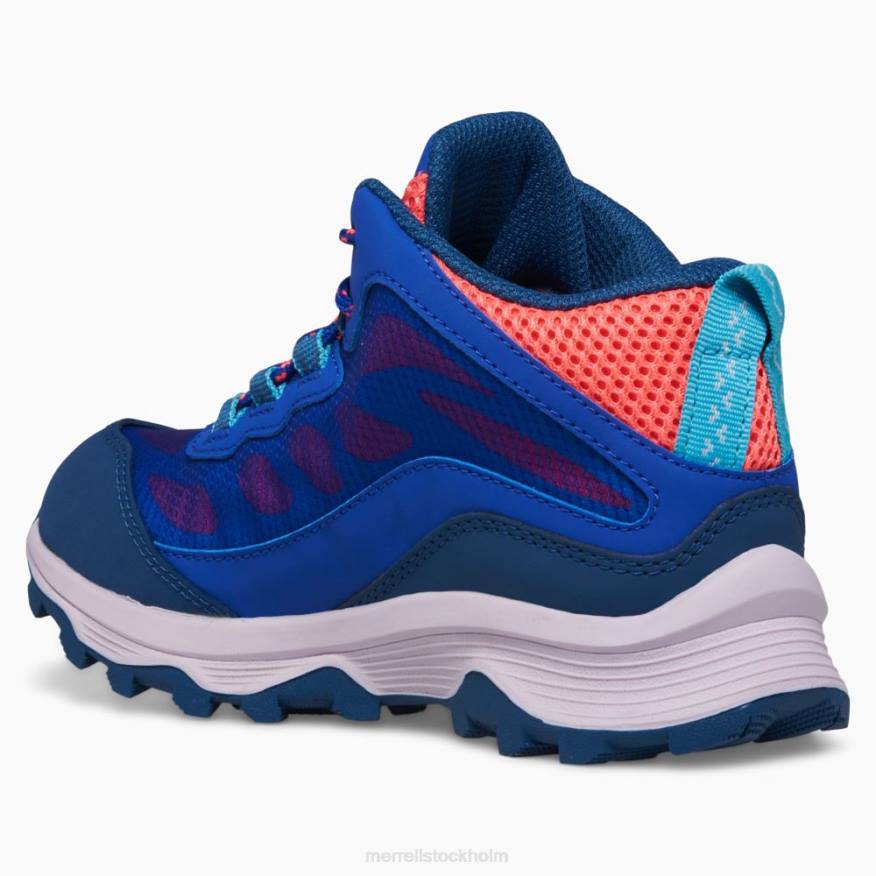 moab speed mid vattentät (mk166990) 08XP1379 blå/bär/turq Merrell