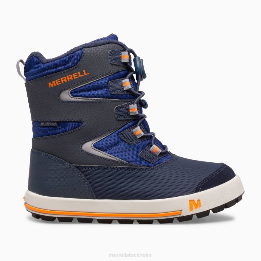 snow bank 3.0 boot (mk265184k) 08XP1482 marin/kobolt/orange Merrell
