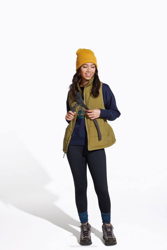 terrängisolerad väst (jwf26548-174) 08XP1313 martini oliv Merrell
