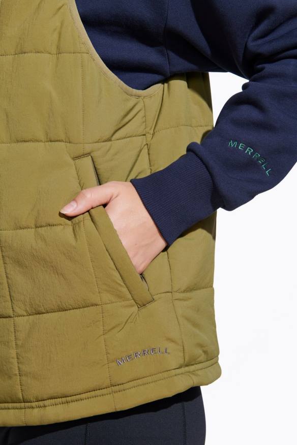 terrängisolerad väst (jwf26548-174) 08XP1313 martini oliv Merrell