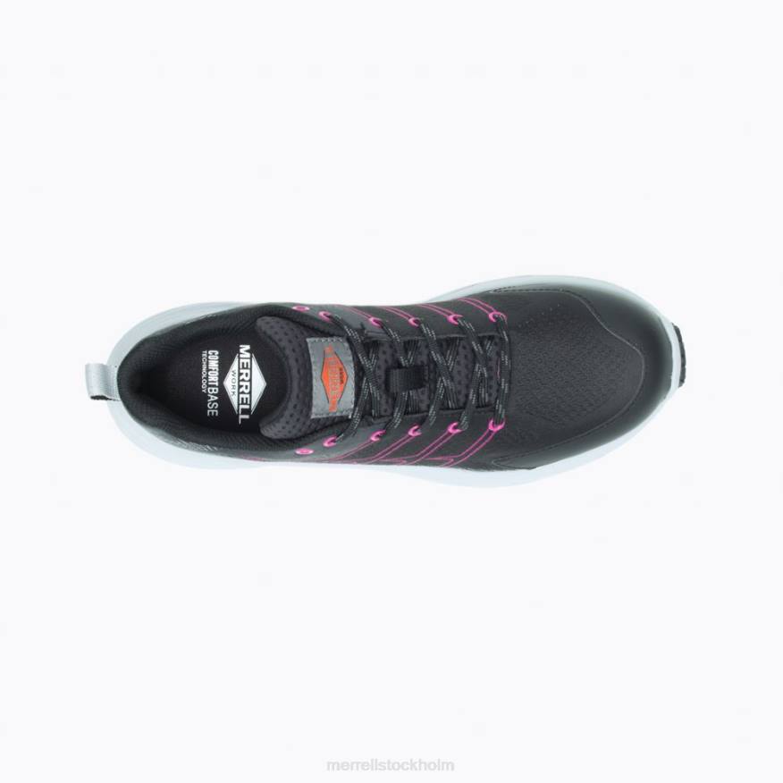 moab flight kolfiber (j005174) 08XP1237 svart/fuchsia Merrell