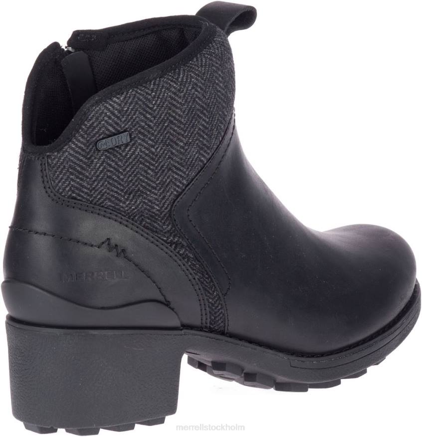 chateau ii mid pull vattentät (j000886) 08XP1151 svart/kol Merrell