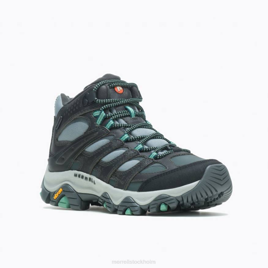 moab 3 thermo mid vattentät bred bredd (j036650w) 08XP1147 rock/jade Merrell