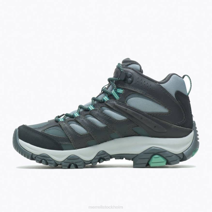 moab 3 thermo mid vattentät bred bredd (j036650w) 08XP1147 rock/jade Merrell