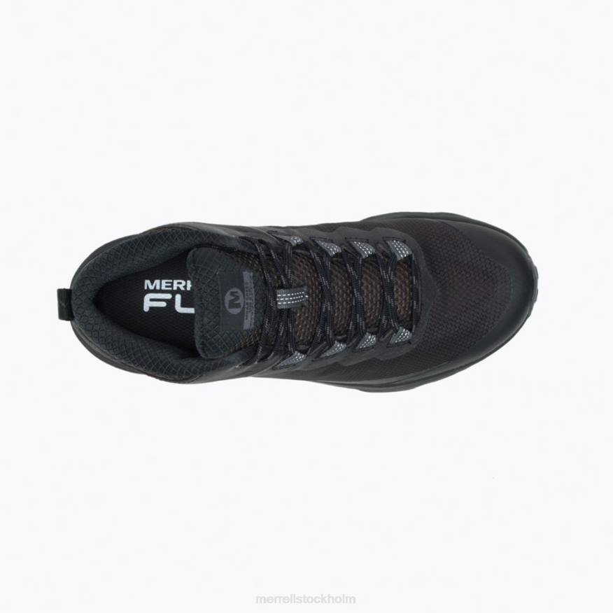 moab speed mid gore-tex (j067174) 08XP877 svart/asfalt Merrell