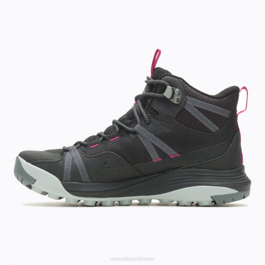 siren 4 mid gore-tex (j037282) 08XP831 svart Merrell