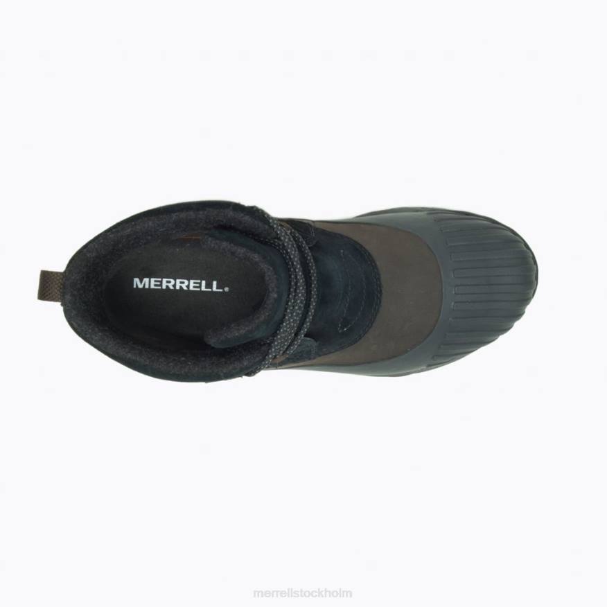 siren 4 thermo demi vattentät bred bredd (j036750w) 08XP1072 svart Merrell