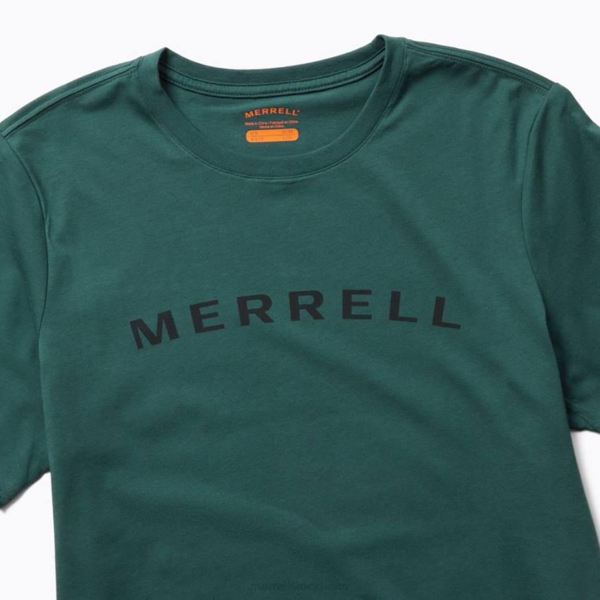 ordmärke kortärmad t-shirt (jms26332-325) 08XP585 sjömossa Merrell
