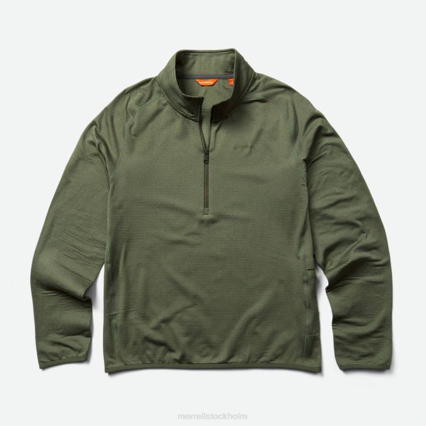 geotex 1/4 zip (jms26326-327) 08XP415 dammig olivljung Merrell