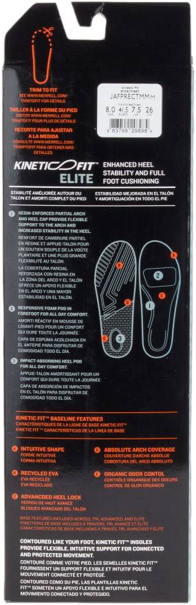 kinetic fit elite fotbädd (jafprectmm) 08XP730 maska Merrell