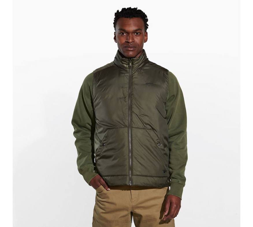 geotex isolerad väst (jms26416-326) 08XP590 dammig oliv Merrell