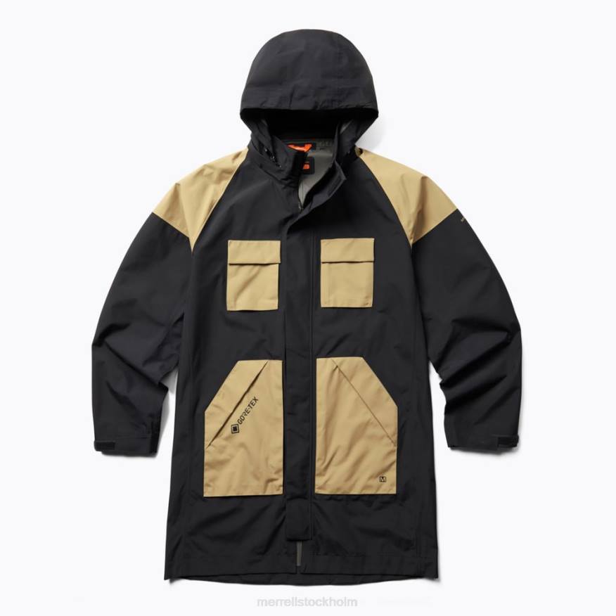 gore-tex cargo pocket parka (jmf26677-010) 08XP796 svart Merrell
