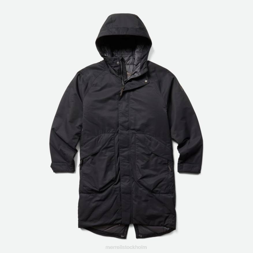kaidou medellång isolerad parkas (jwf26500-010) 08XP1247 svart Merrell