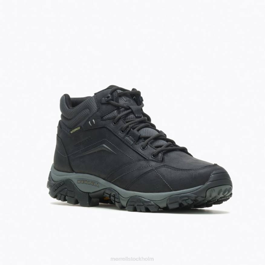 moab adventure mid vattentät bred bredd (j91815w) 08XP327 svart Merrell
