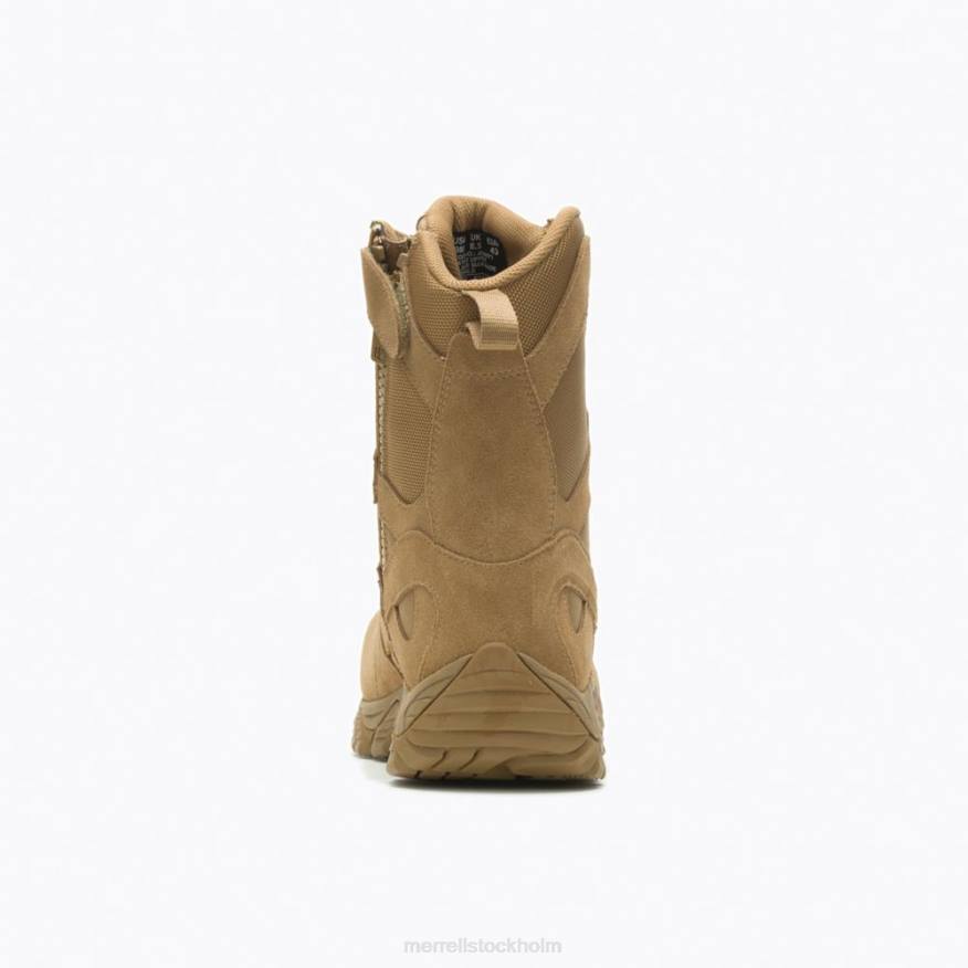 moab 2 8'' försvarsstövel med dragkedja (j099371) 08XP448 mörk prärievarg Merrell