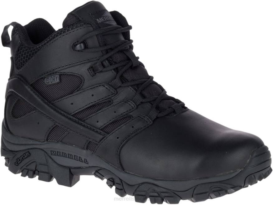 moab 2 mid taktisk respons vattentät stövel bred bredd (j45337w) 08XP700 svart Merrell