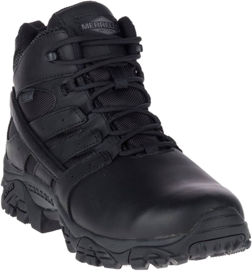 moab 2 mid taktisk respons vattentät stövel bred bredd (j45337w) 08XP700 svart Merrell
