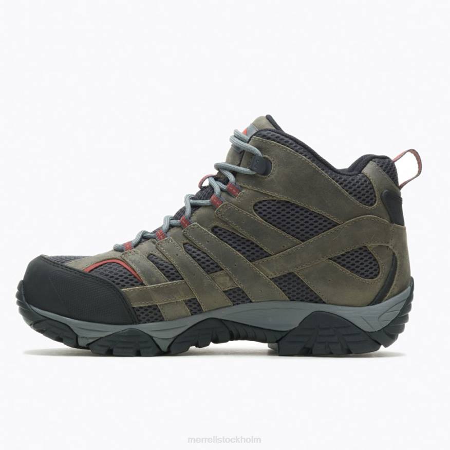 moab vertex mid vattentät komp tå arbetsstövel bred bredd (j11515w) 08XP620 tenn Merrell