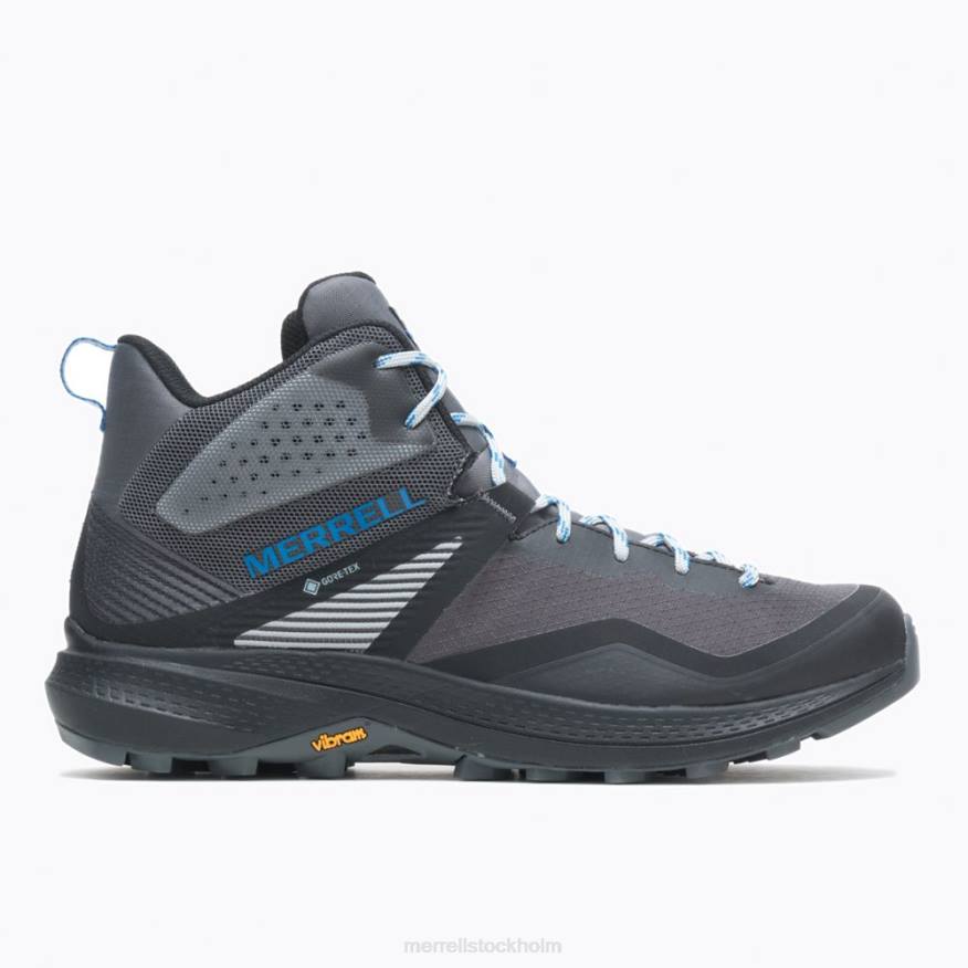 mqm 3 mid gore-tex (j135573) 08XP80 rock/blått Merrell