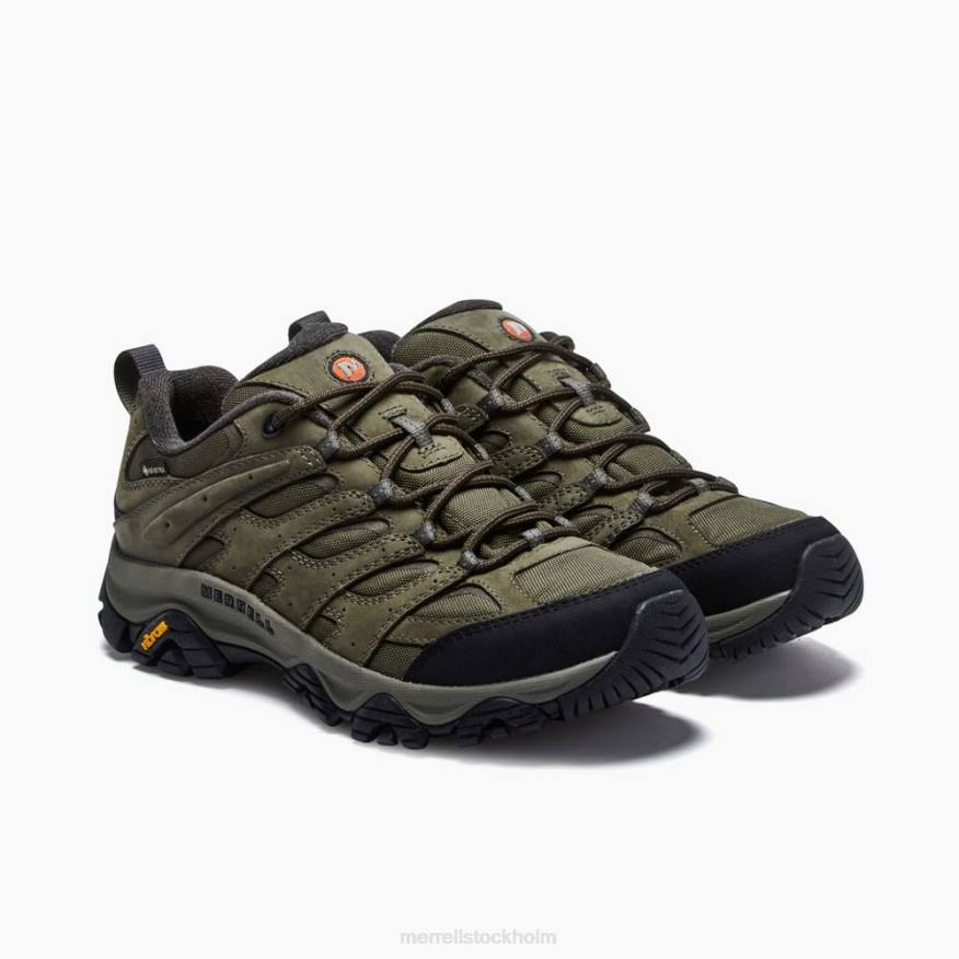moab 3 slät gore-tex (j036363) 08XP656 oliv Merrell