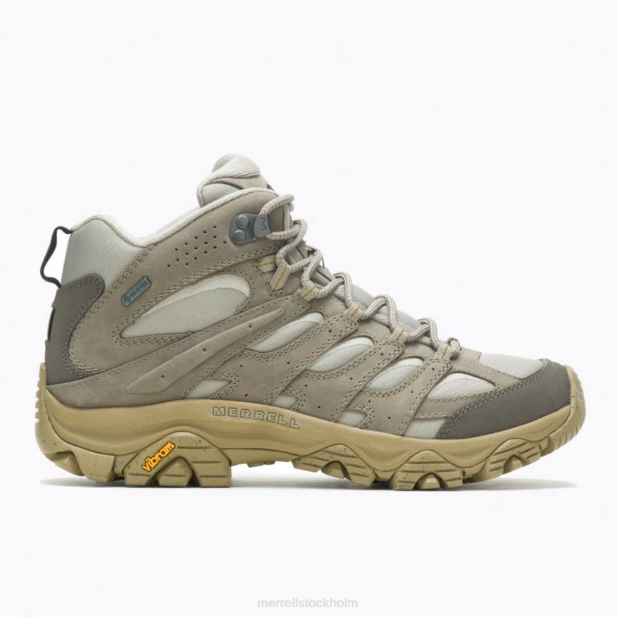 moab 3 slät mid gore-tex x huckberry bred bredd (j500305w) 08XP690 aluminium Merrell