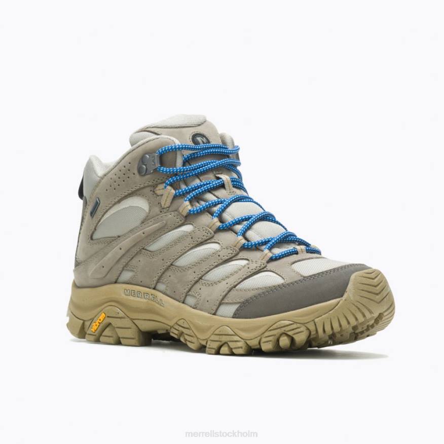 moab 3 slät mid gore-tex x huckberry bred bredd (j500305w) 08XP690 aluminium Merrell