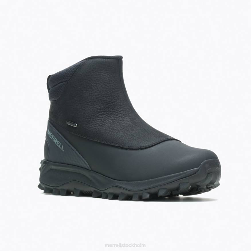 thermo kiruna mid zip vattentät (j035049) 08XP757 svart/monument Merrell