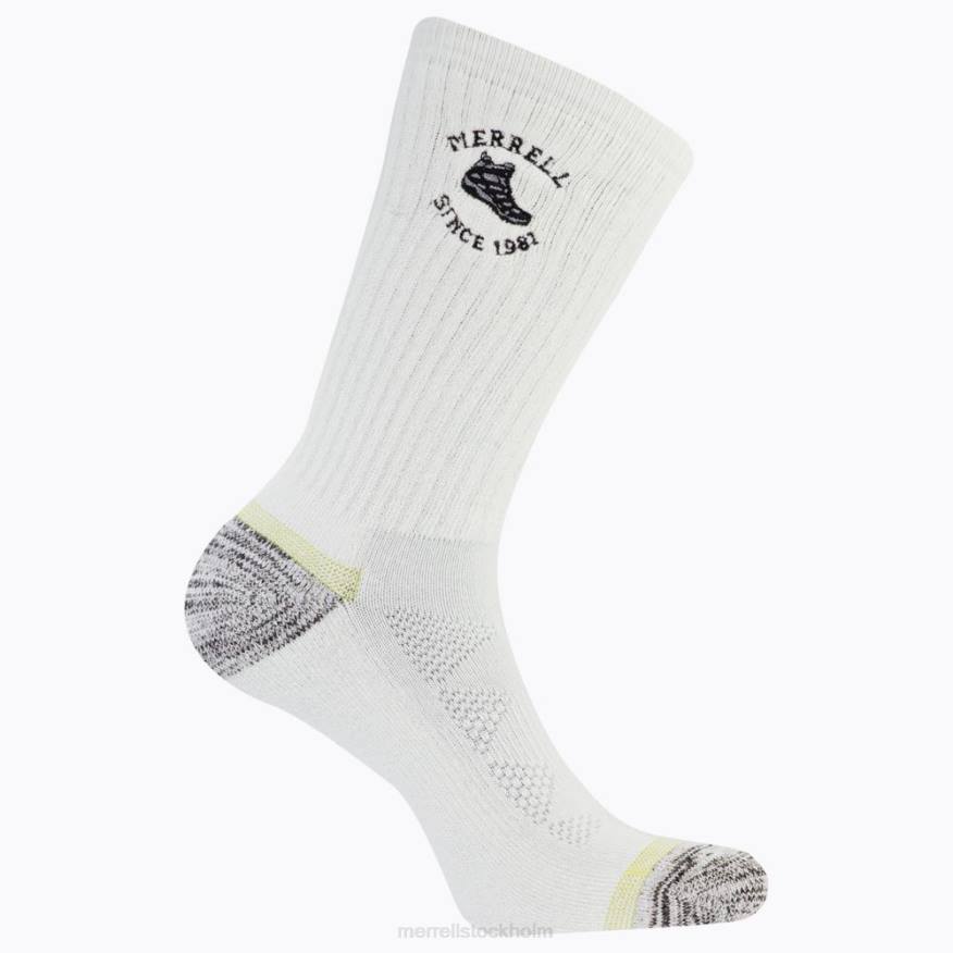 moab hiking crew sock (jsf26892-100) 08XP297 vit Merrell