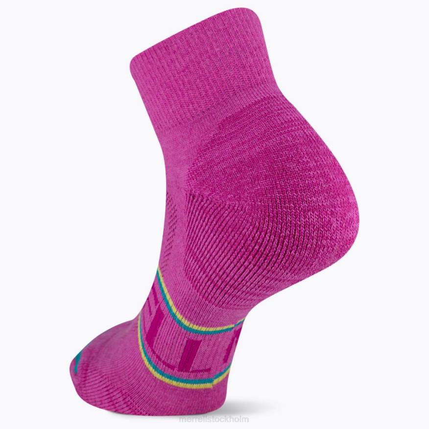 zonerad kvartsvandrarstrumpa (jss27012-652) 08XP299 rosa multi Merrell