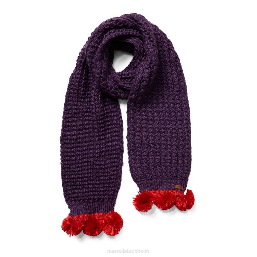 trailhead pom scarf (jaf26279-620) 08XP562 vinrött/lava Merrell